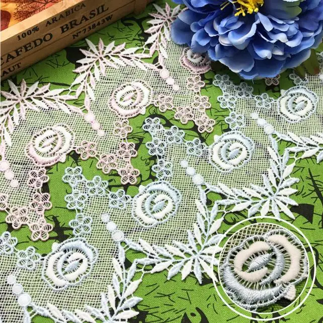 20yards Delicate Hollow Out Water Soluble Embroidery Fringe Lace Trim High Quality DIY Wedding Clothing Accessories Sewing Craft
20yards Delicate Hollow Out Water Soluble Embroidery Fringe Lace Trim High Quality DIY Wedding Clothing Accessories Sewing Craft