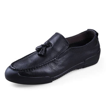 Autumn Winter Fashion Tassel Mens Flats Shoes With Warm Fur Comfortable Soft Calfskin Low Top Men Business Casual Shoes
Autumn Winter Fashion Tassel Mens Flats Shoes With Warm Fur Comfortable Soft Calfskin Low Top Men Business Casual Shoes