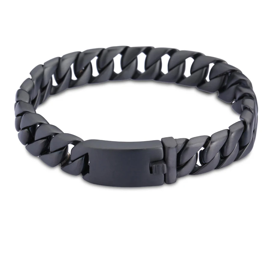 handsome fashion style black titanium jewelry matte finishes link chain bracelets
handsome fashion style black titanium jewelry matte finishes link chain bracelets