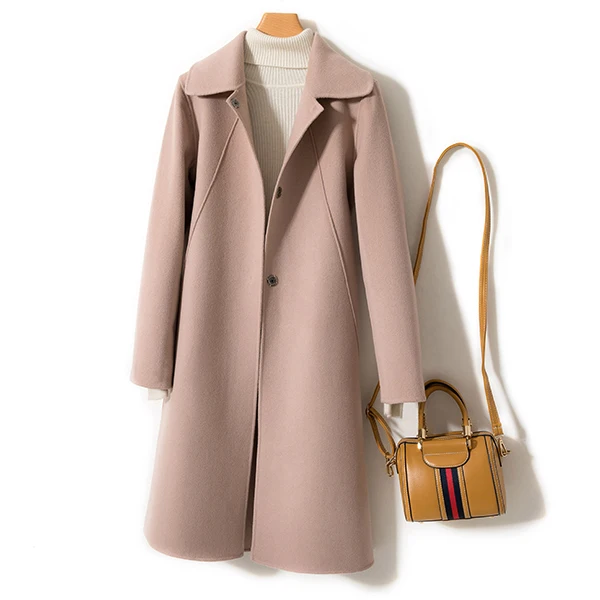 KMETRAM 100% Wool Coat Female Jacket Woman Spring 2019 Double-side Woolen Coat Women korean Pink Jackets Chaqueta Mujer MY2560
KMETRAM 100% Wool Coat Female Jacket Woman Spring 2019 Double-side Woolen Coat Women korean Pink Jackets Chaqueta Mujer MY2560