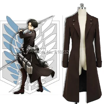 Attack on Titan/Shingeki no Kyojin Levi Ackerman Wind Coat Jacket Outwear Uniform Outfit Anime Cosplay Costumes
Attack on Titan/Shingeki no Kyojin Levi Ackerman Wind Coat Jacket Outwear Uniform Outfit Anime Cosplay Costumes