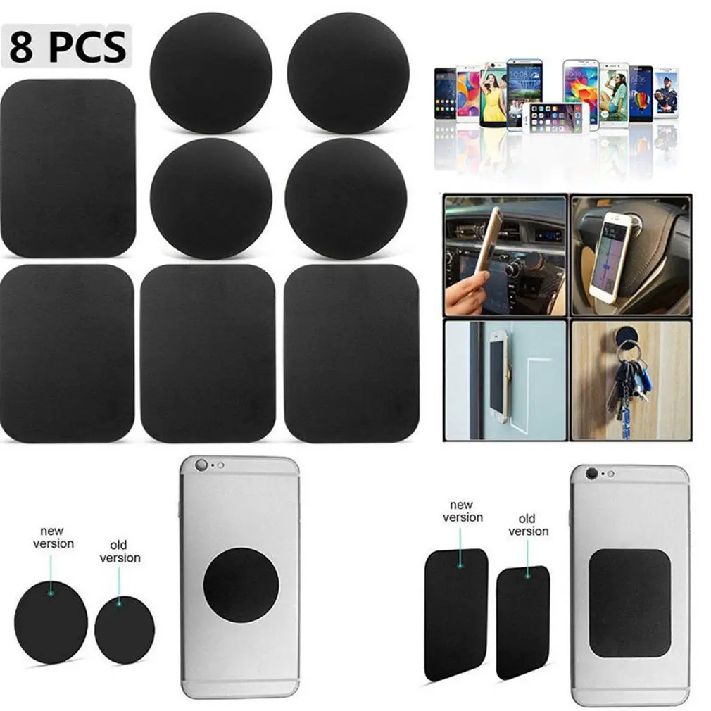 8pcs Car Mount Replace Metal Adhesive Plate Metal Plates Sticker for Magnetic Phone Car Holder Super Thin Steel Insert Plate
8pcs Car Mount Replace Metal Adhesive Plate Metal Plates Sticker for Magnetic Phone Car Holder Super Thin Steel Insert Plate