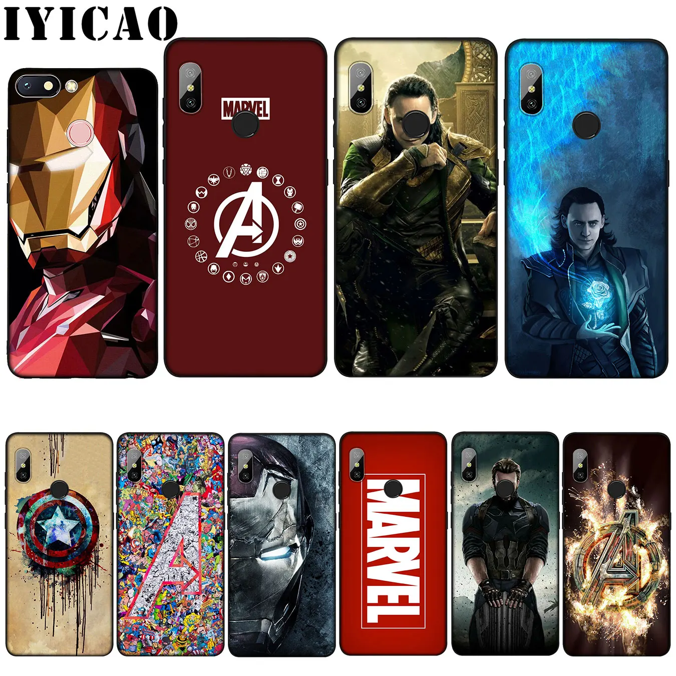 IYICAO Deadpool Iron Man Marvel Avengers Soft Silicone Case for Xiaomi Mi 9 8 A2 Lite A1 6 pocophone f1 MAX 3 mi9 mi8 mia2
IYICAO Deadpool Iron Man Marvel Avengers Soft Silicone Case for Xiaomi Mi 9 8 A2 Lite A1 6 pocophone f1 MAX 3 mi9 mi8 mia2
