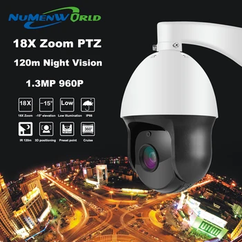 NuMenword Full HD 960P PTZ IP Camera Outdoor 18X Zoom 1.3MP Network CCTV Speed Dome IR-CUT Support Onvif P2P Mobile Monitor
NuMenword Full HD 960P PTZ IP Camera Outdoor 18X Zoom 1.3MP Network CCTV Speed Dome IR-CUT Support Onvif P2P Mobile Monitor
