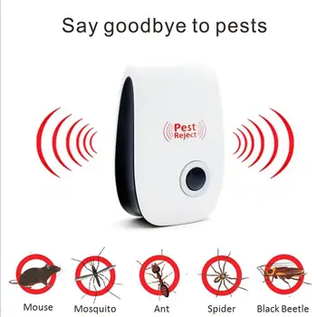 Electronic Pest Repeller Ultrasonic Anti Mosquito trap Insect Repeller Mouse Cockroach Pest Reject Repellent EU/US Plug
Electronic Pest Repeller Ultrasonic Anti Mosquito trap Insect Repeller Mouse Cockroach Pest Reject Repellent EU/US Plug
