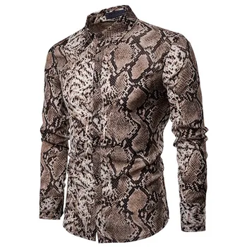 Seestern Brand 2019 New styles Design true reveler men long sleeve shirts Fashion Snake skin blouse Gentleman python tops
Seestern Brand 2019 New styles Design true reveler men long sleeve shirts Fashion Snake skin blouse Gentleman python tops