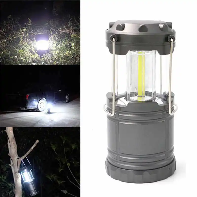 Portable COB LED Super Bright Camping Lantern Tent Fishing Outdoor Lamp Light Safety & Survival Z1218
Portable COB LED Super Bright Camping Lantern Tent Fishing Outdoor Lamp Light Safety & Survival Z1218