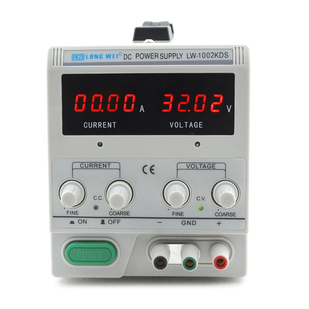 LW-1002KDS 4 Digit Display Adjustable DC Power Supply 100V 2A Voltage Regulator Repair Rework Laboratory Regulated Power Supply
LW-1002KDS 4 Digit Display Adjustable DC Power Supply 100V 2A Voltage Regulator Repair Rework Laboratory Regulated Power Supply