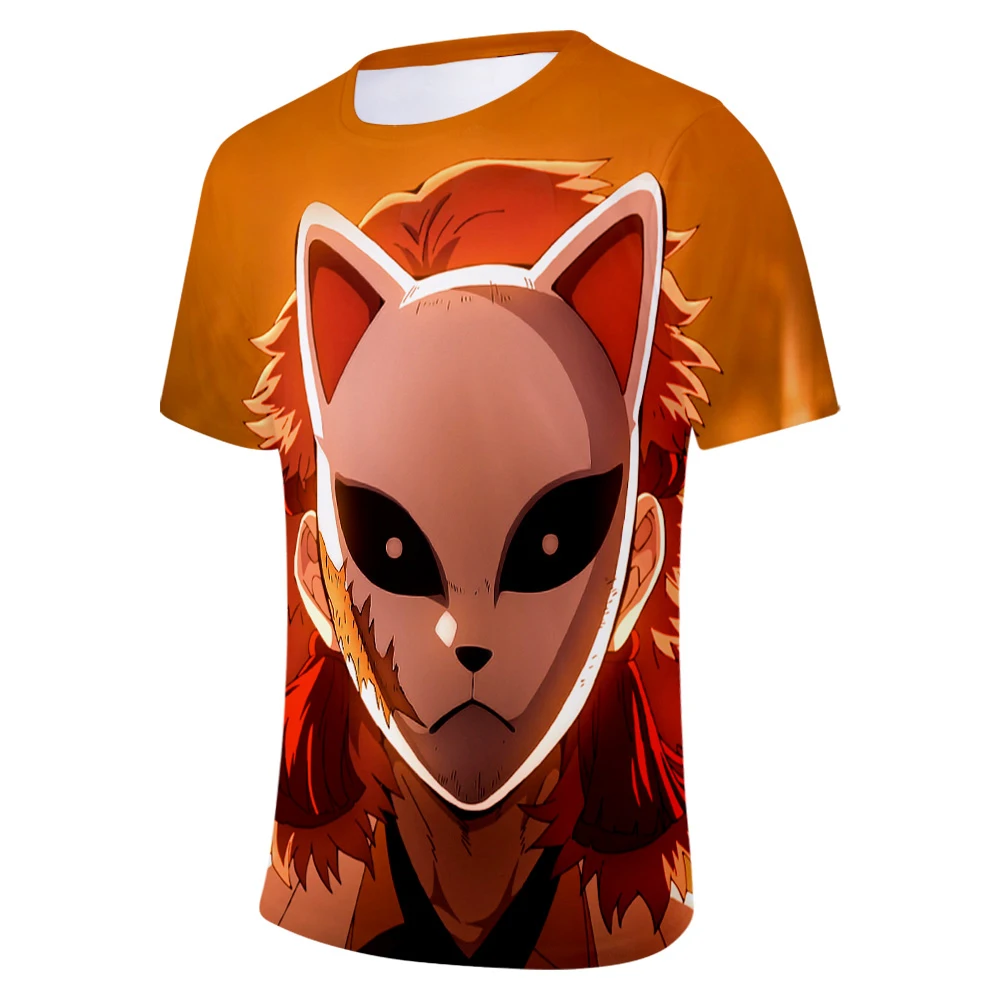 Orange Demon Slayer 3D T-Shirts