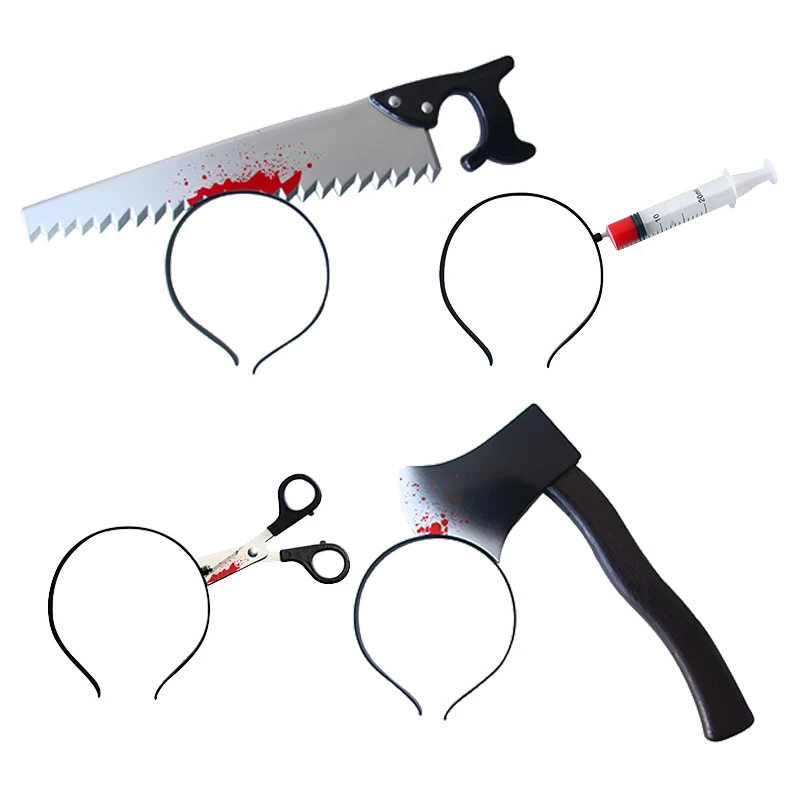 1PCS Halloween Party Funny Tool Kids Trickthree-dimensional Hair Accessories Decoration Plastic Headband Knives Halloween Decor
1PCS Halloween Party Funny Tool Kids Trickthree-dimensional Hair Accessories Decoration Plastic Headband Knives Halloween Decor