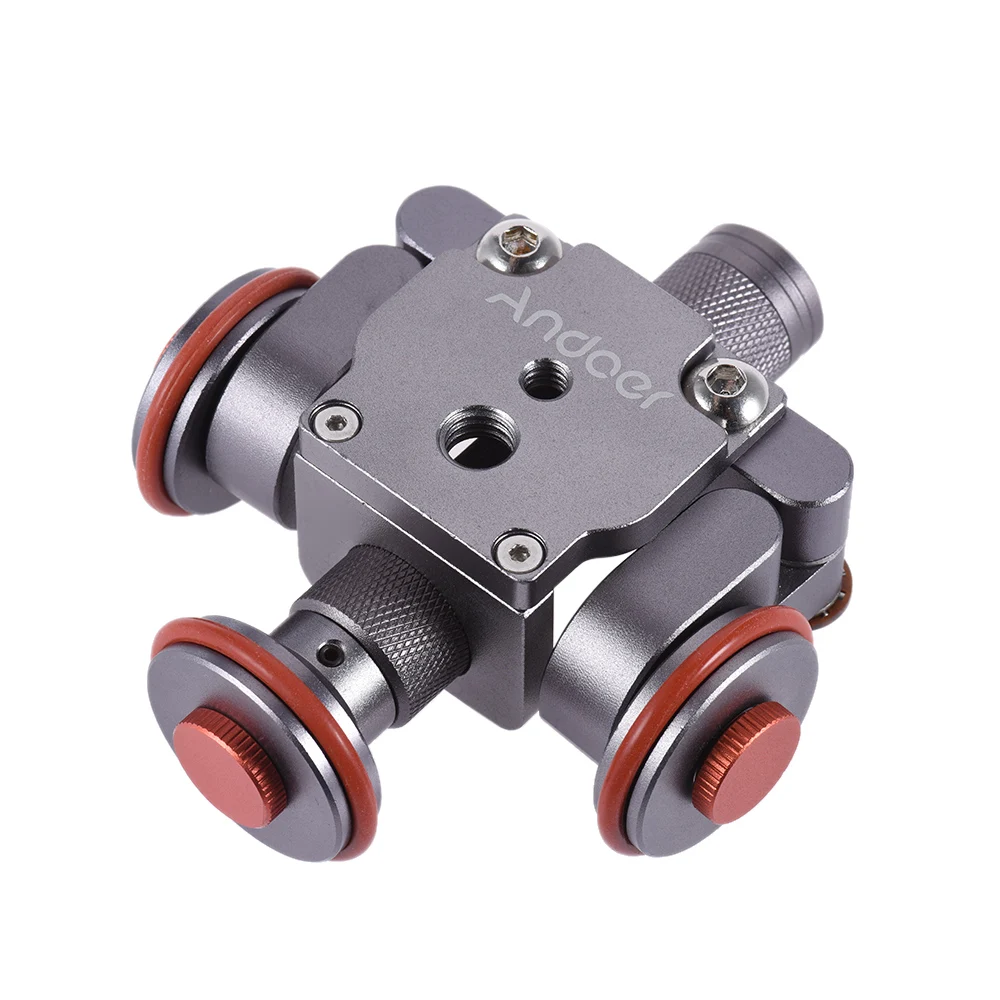 Andoer Electric Motorized Auto Camera Dolly Video Slider Skater 3-Wheel Pulley Car for Canon Nikon Sony DSLR for Smartphone
Andoer Electric Motorized Auto Camera Dolly Video Slider Skater 3-Wheel Pulley Car for Canon Nikon Sony DSLR for Smartphone