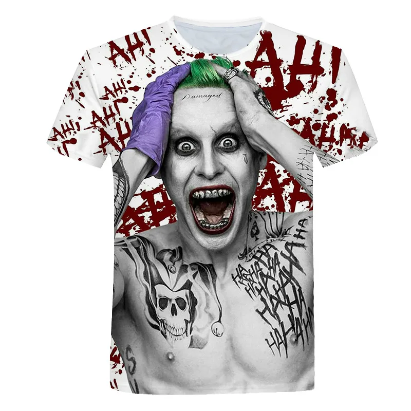 Hot Sale Joker 3D Print t shirt Men Women tshirt Summer Casual Short Sleeve O-neck Tops&Tees Killer 2019 Drop Ship
Hot Sale Joker 3D Print t shirt Men Women tshirt Summer Casual Short Sleeve O-neck Tops&Tees Killer 2019 Drop Ship