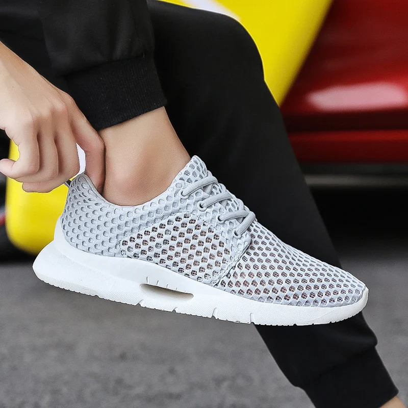 Tenis Masculino Vulcanized Shoes Men Air Mesh Breathable Hollow Cavans Casual Shoes Flats Comfort Lace Up Footwear 39-48 Sneaker
Tenis Masculino Vulcanized Shoes Men Air Mesh Breathable Hollow Cavans Casual Shoes Flats Comfort Lace Up Footwear 39-48 Sneaker