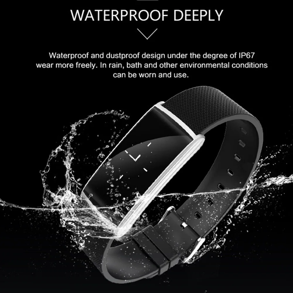 Waterproof Smart Bracelet Heart Rate Blood Pressure/Oxygen Fitness Tracker Wristband Bluetooth Sport Watch for iPhone Samsung
Waterproof Smart Bracelet Heart Rate Blood Pressure/Oxygen Fitness Tracker Wristband Bluetooth Sport Watch for iPhone Samsung