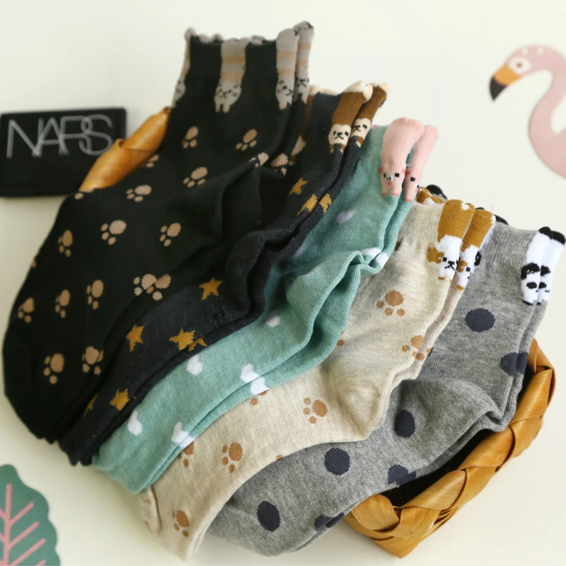 2017 New Women Lovely Animal Socks Cute Cartoon Sox Autumn and Winter South Korean Style Fashion Cotton Printing Tube Socks
2017 New Women Lovely Animal Socks Cute Cartoon Sox Autumn and Winter South Korean Style Fashion Cotton Printing Tube Socks