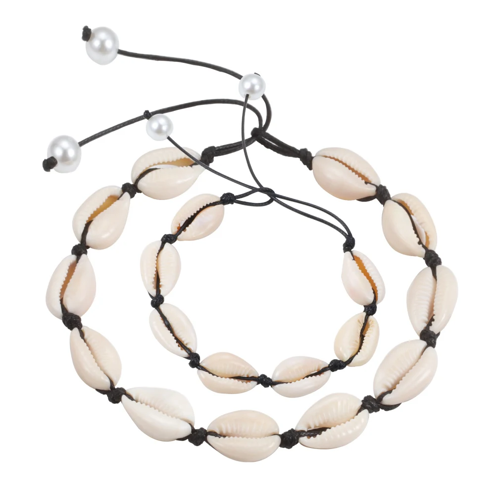 Bohemia Beach Natural Shells Necklace Collar Choker Boho Hand Knit Rope Chain Seashell Necklaces Bracelet for Women Jewelry Gift
Bohemia Beach Natural Shells Necklace Collar Choker Boho Hand Knit Rope Chain Seashell Necklaces Bracelet for Women Jewelry Gift
