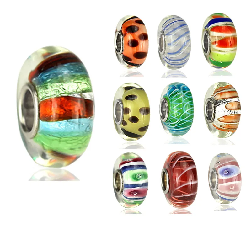 Choice Beads for Jewelry Making diy Lampwork Handmade Murano Beads Beading For Pandora Style Pendents Bracelets Necklaces
Choice Beads for Jewelry Making diy Lampwork Handmade Murano Beads Beading For Pandora Style Pendents Bracelets Necklaces