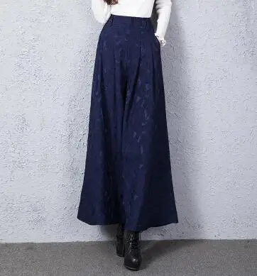 Wide leg pants for women plus size black red blue loose high waist new fashion ankle-length pants casual pleated yys0701
Wide leg pants for women plus size black red blue loose high waist new fashion ankle-length pants casual pleated yys0701