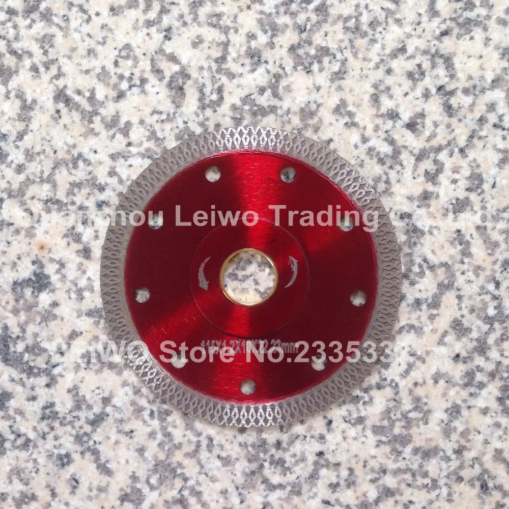 Turbo Saw Blade 4.5 inch (115 mm) for Porcelain Ceramic Tile Marble Cutting Blade Disc Cutter Diamond Disk Inner Hole 22.23 mm
Turbo Saw Blade 4.5 inch (115 mm) for Porcelain Ceramic Tile Marble Cutting Blade Disc Cutter Diamond Disk Inner Hole 22.23 mm