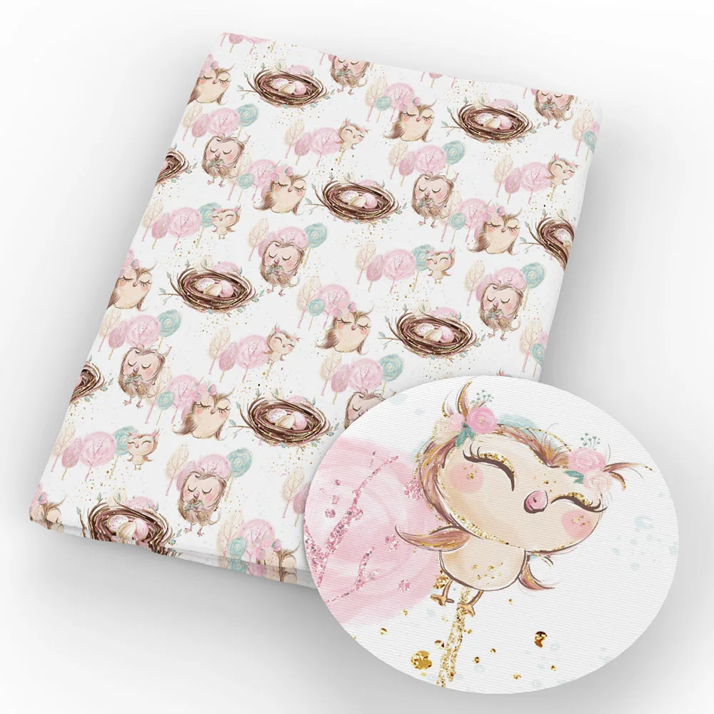 Owl Flower 50*145cm Polyester Cotton Printed Fabric for Tissue Kids home textile for Sewing Tilda Doll,1Yc5032
Owl Flower 50*145cm Polyester Cotton Printed Fabric for Tissue Kids home textile for Sewing Tilda Doll,1Yc5032