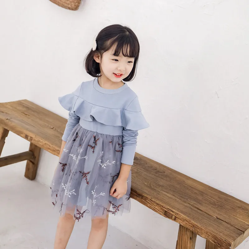 Kids clothes Girl Spring Autumn dress Princess dress long sleeve dresses girl Roupas infantis menina Faux twin-set dresses
Kids clothes Girl Spring Autumn dress Princess dress long sleeve dresses girl Roupas infantis menina Faux twin-set dresses