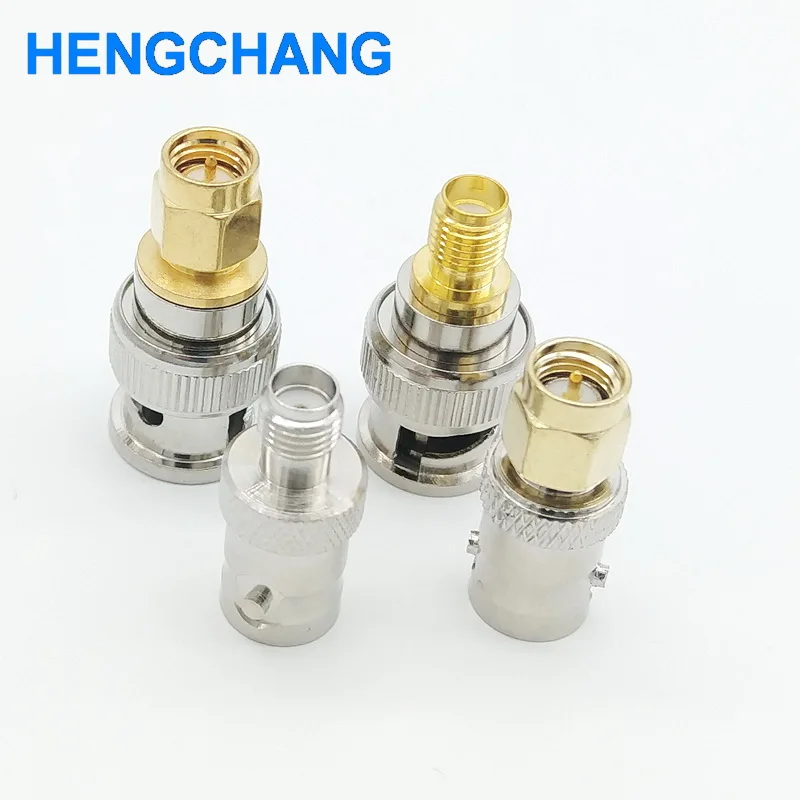 4pcs/lot BNC to SMA Connector adapter BNC to SMA RF Connector Adapter Test Converter Kit
4pcs/lot BNC to SMA Connector adapter BNC to SMA RF Connector Adapter Test Converter Kit