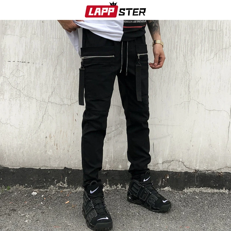 LAPPSTER Men Streetwear Black Sweatpants Joggers 2019 Mens Hip Hop Cargo Pants Male Fashions Casual Harem Pants Zipper Trousers
LAPPSTER Men Streetwear Black Sweatpants Joggers 2019 Mens Hip Hop Cargo Pants Male Fashions Casual Harem Pants Zipper Trousers