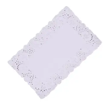 140 Pcs Paper Placemats Lace Rectangle Flower Pattern Cake Packaging Pads Paper Doilies for Cakes Desserts French Fries Bread
140 Pcs Paper Placemats Lace Rectangle Flower Pattern Cake Packaging Pads Paper Doilies for Cakes Desserts French Fries Bread