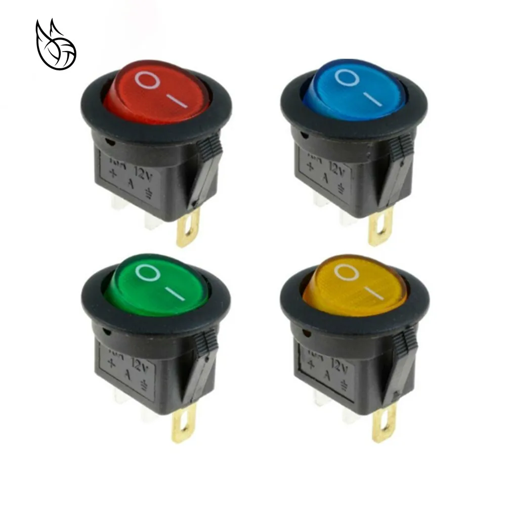 1pcs 12V LED illuminuted rocker switch 20A 12V push button switch Car button lights ON/OFF Round Rocker Switch Dash Boat
1pcs 12V LED illuminuted rocker switch 20A 12V push button switch Car button lights ON/OFF Round Rocker Switch Dash Boat
