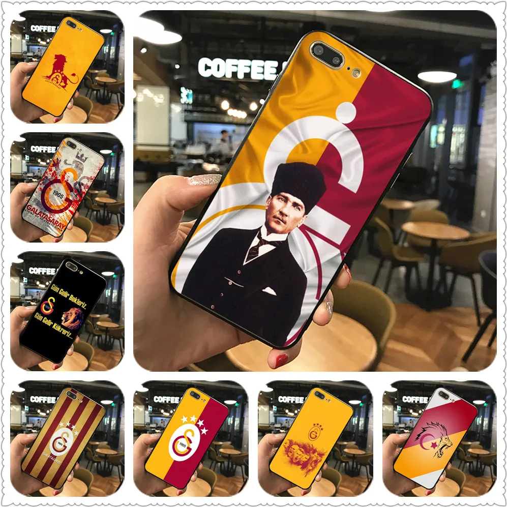 Galatasaray SK phone Case For iphone X 7 8 XS XR XSMAX Black silicone case For Samsung s7 edge s8 s9 Case Cover
Galatasaray SK phone Case For iphone X 7 8 XS XR XSMAX Black silicone case For Samsung s7 edge s8 s9 Case Cover