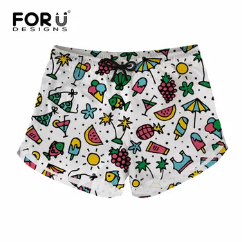 FORUDESIGNS Summer Hand Drawn Pattern Women's Short Casual Woman Shorts Girls Quick Dry Board Shorts Trunks Lady
FORUDESIGNS Summer Hand Drawn Pattern Women's Short Casual Woman Shorts Girls Quick Dry Board Shorts Trunks Lady
