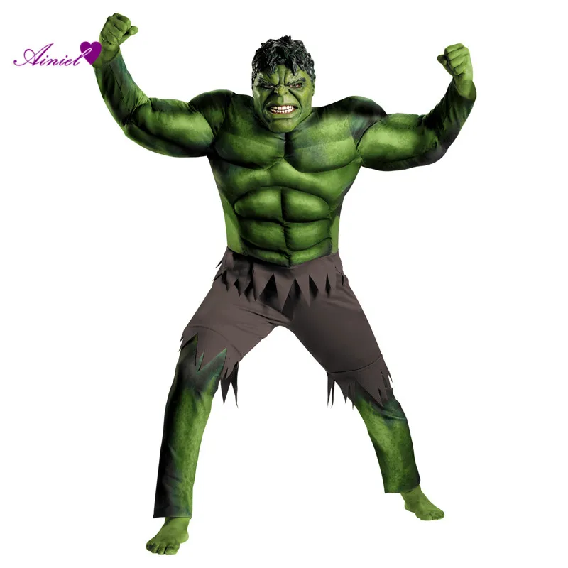 Ainiel Hot Avengers Incredible Hulk Cosplay Costume Super Heroes Adult Jumpsuit Superhero Mask Bodysuit Halloween Men Clothes
Ainiel Hot Avengers Incredible Hulk Cosplay Costume Super Heroes Adult Jumpsuit Superhero Mask Bodysuit Halloween Men Clothes