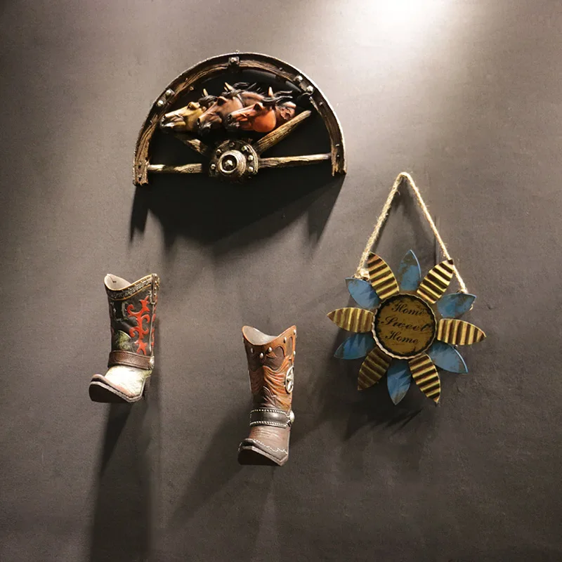 American western cowboy boots wall decoration flower arrangement dried flower wall hanging vase creative bar home decoration
American western cowboy boots wall decoration flower arrangement dried flower wall hanging vase creative bar home decoration