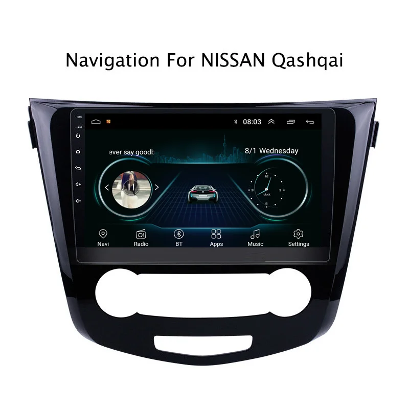 10 1 "2.5D IPS Android 8 автомобильный DVD GPS плеер для Nissan Qashqai X Trail 2016 2018 Радио стерео