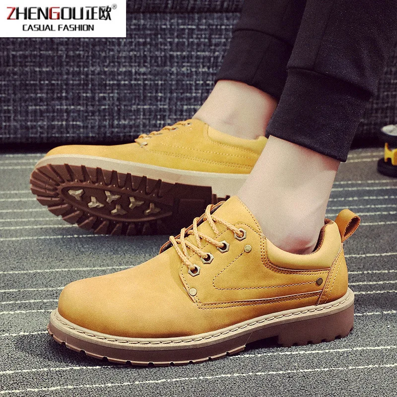 zhengou 2018 Men Casual Leather Shoes Men Martins Leather Shoes Work Safety Shoes Winter Waterproof Ankle Botas
zhengou 2018 Men Casual Leather Shoes Men Martins Leather Shoes Work Safety Shoes Winter Waterproof Ankle Botas