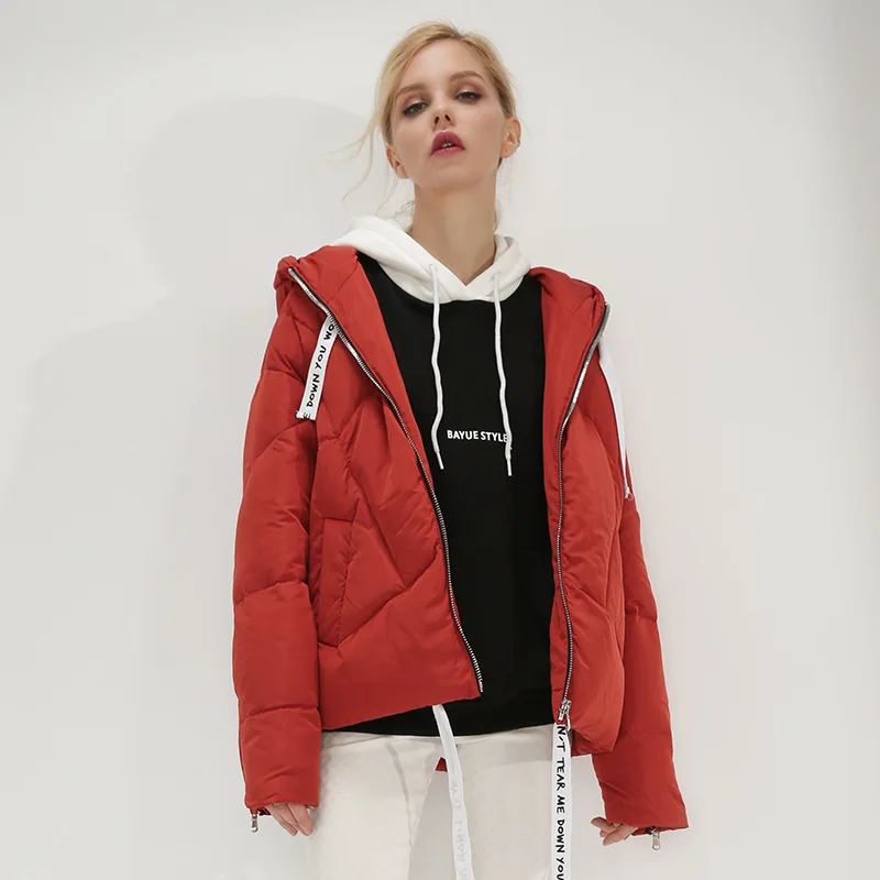 Winter New High-end Women's Fashion Draw String Hooded Short Design White Duck Down Jacket Warm Coats
Winter New High-end Women's Fashion Draw String Hooded Short Design White Duck Down Jacket Warm Coats