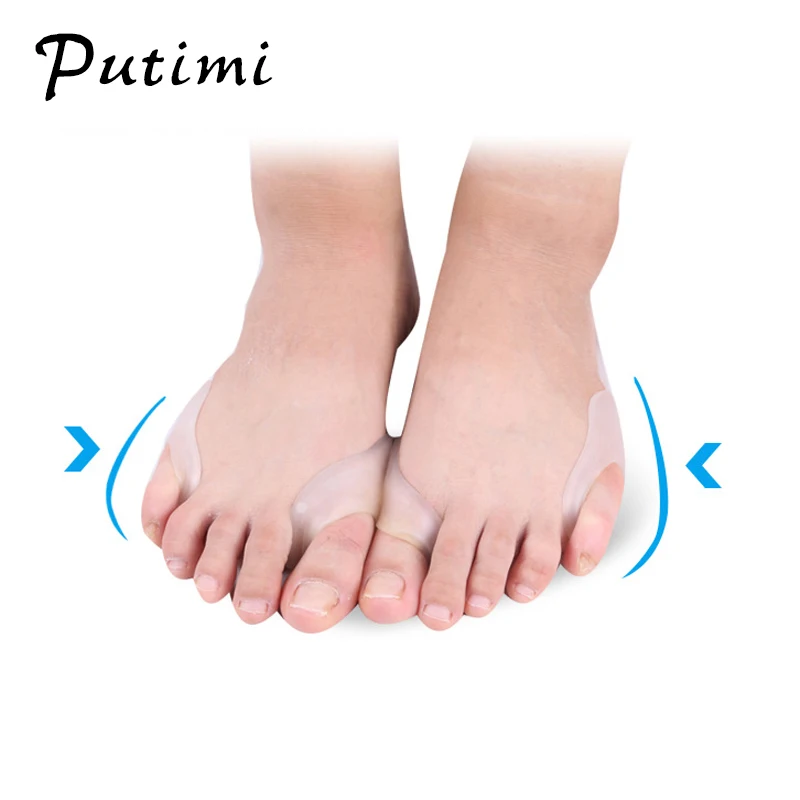 Putimi 2 Piece Bunion Corrector Hallux Valgus for Toes Straightener Belt Silicone Big Toe Separator Splint Foot Care Pedicure
Putimi 2 Piece Bunion Corrector Hallux Valgus for Toes Straightener Belt Silicone Big Toe Separator Splint Foot Care Pedicure