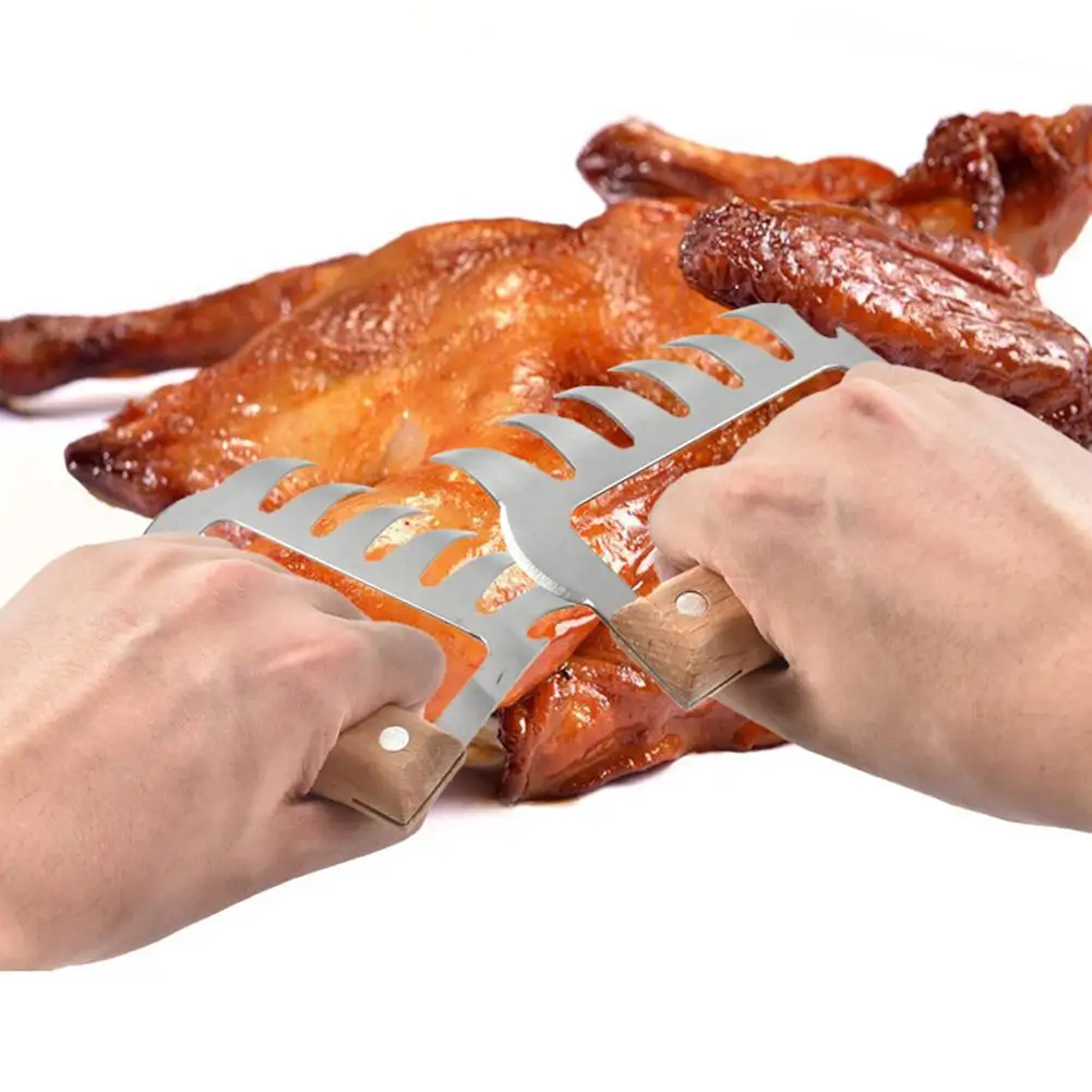 Multi-function Meat Divider Bear Claw Barbecue Meat Handler BBQ Beef Shredding Pulling Fork Cooking Tool
Multi-function Meat Divider Bear Claw Barbecue Meat Handler BBQ Beef Shredding Pulling Fork Cooking Tool