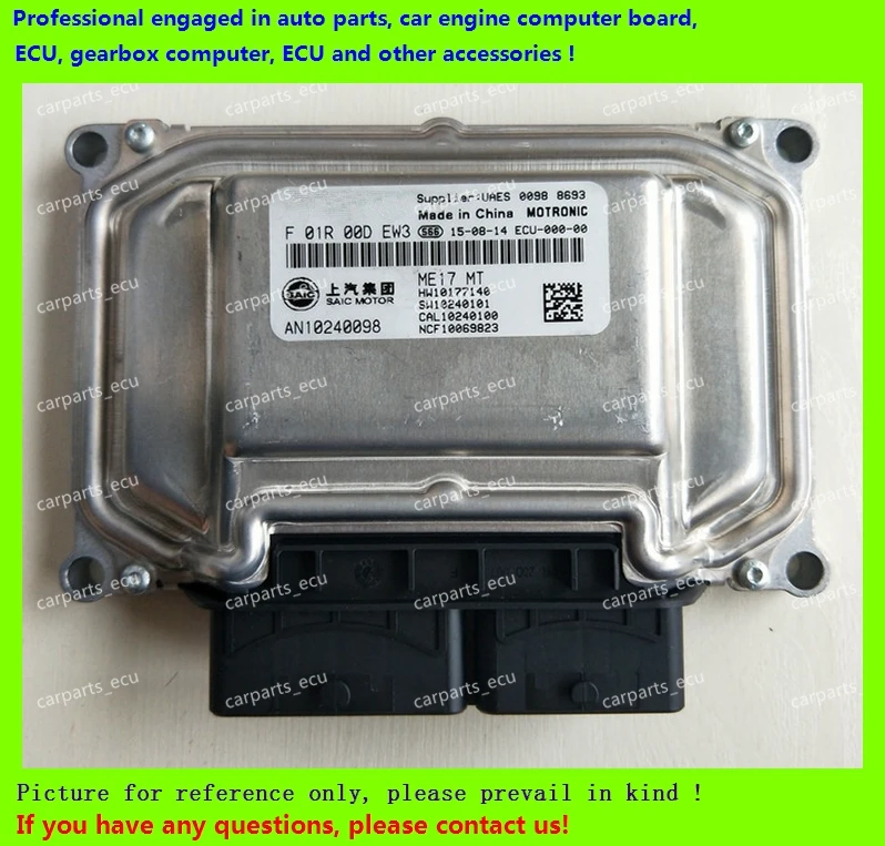 For F01R00DEW3/F01RB0DEW3 AN10240098 ME17 SAIC Roewe car engine computer board/ECU/Electronic Control Unit/Car pc
For F01R00DEW3/F01RB0DEW3 AN10240098 ME17 SAIC Roewe car engine computer board/ECU/Electronic Control Unit/Car pc