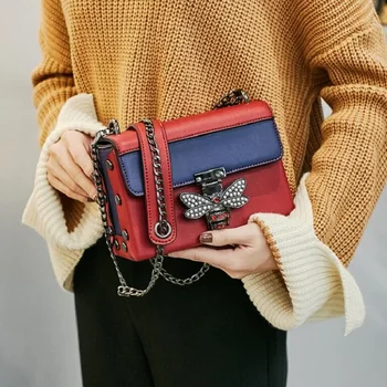 New Handbags Women Bags Luxury Diamond Little Bee Designer Leather Chain Shoulder Bag Casual Retro Messenger Bag Bolsos Mujer
New Handbags Women Bags Luxury Diamond Little Bee Designer Leather Chain Shoulder Bag Casual Retro Messenger Bag Bolsos Mujer