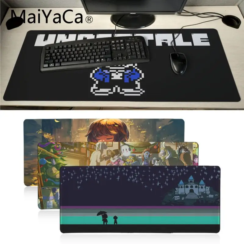 Maiyaca undertale Durable Rubber Mouse Mat Pad large mouse pad computer desk mat for alfombrilla gaming pad mouse muismat
Maiyaca undertale Durable Rubber Mouse Mat Pad large mouse pad computer desk mat for alfombrilla gaming pad mouse muismat