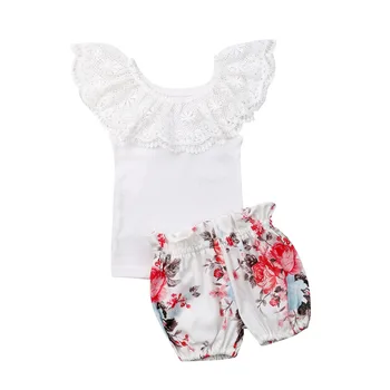 2Pcs Baby Girls Clothes White Solid Lace Sleeveless Vest Tops Floral Pants Cotton Blend Casual Breathable Soft Outfits Set 0-18M
2Pcs Baby Girls Clothes White Solid Lace Sleeveless Vest Tops Floral Pants Cotton Blend Casual Breathable Soft Outfits Set 0-18M