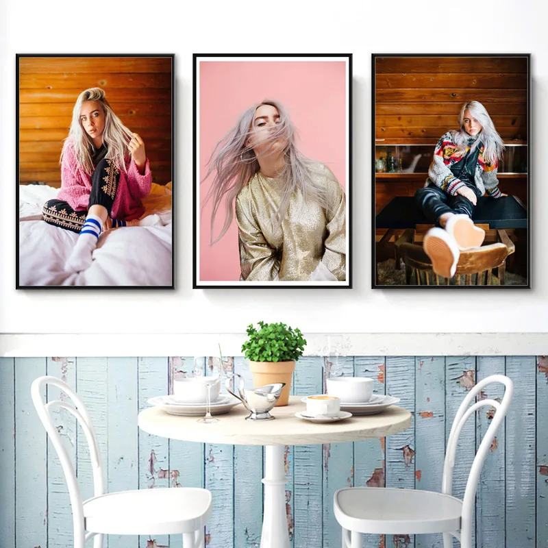 Posters and Prints Billie Eilish Pop Music Singer Star Poster Wall Art Picture Canvas Painting for Room Home Decor
Posters and Prints Billie Eilish Pop Music Singer Star Poster Wall Art Picture Canvas Painting for Room Home Decor