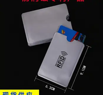 200pcs Anti Theft Credit Card Holder Aluminum RFID Blocking Sleeve Debit Credit Contactless Wholesale Wallet Blocking Protector
200pcs Anti Theft Credit Card Holder Aluminum RFID Blocking Sleeve Debit Credit Contactless Wholesale Wallet Blocking Protector