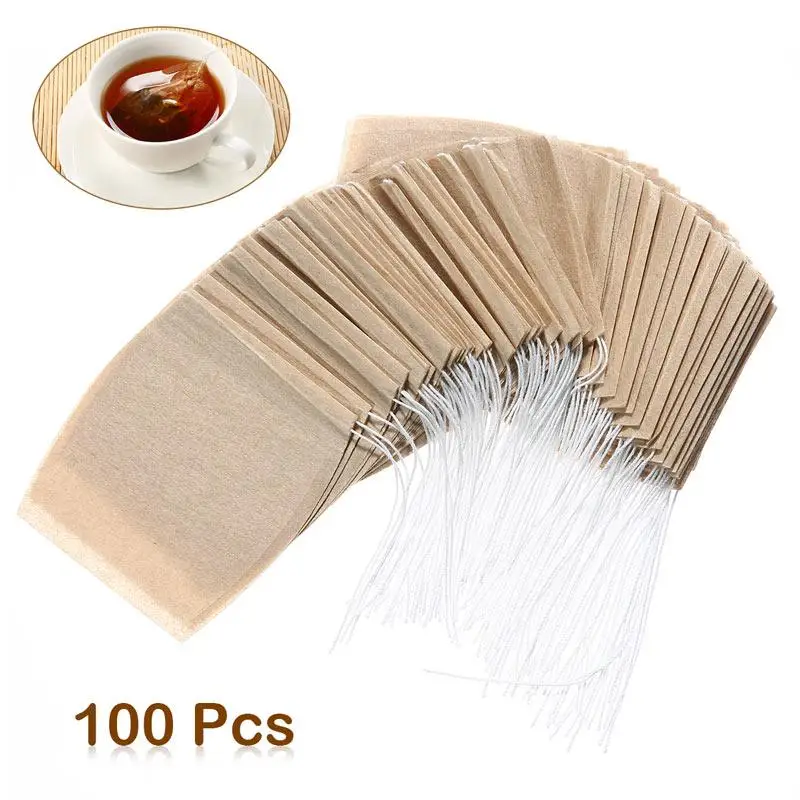 100 Pcs Tea Bags Empty, Original Color Paper Tea Filter Bags, Herb Pouch Spice Disposable Tea Bags With Drawstrin For Tea Fruit
100 Pcs Tea Bags Empty, Original Color Paper Tea Filter Bags, Herb Pouch Spice Disposable Tea Bags With Drawstrin For Tea Fruit