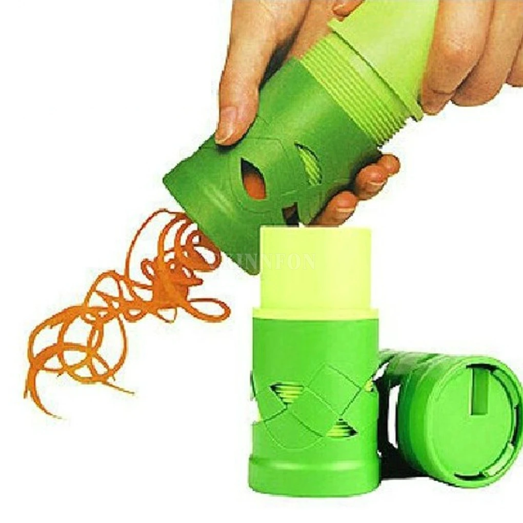 DHL 100PCS Kitchen Tool Vegetable Fruit Shred Twister Cutter Spiral Slicer Peeler Garnish (Color: Green)
DHL 100PCS Kitchen Tool Vegetable Fruit Shred Twister Cutter Spiral Slicer Peeler Garnish (Color: Green)