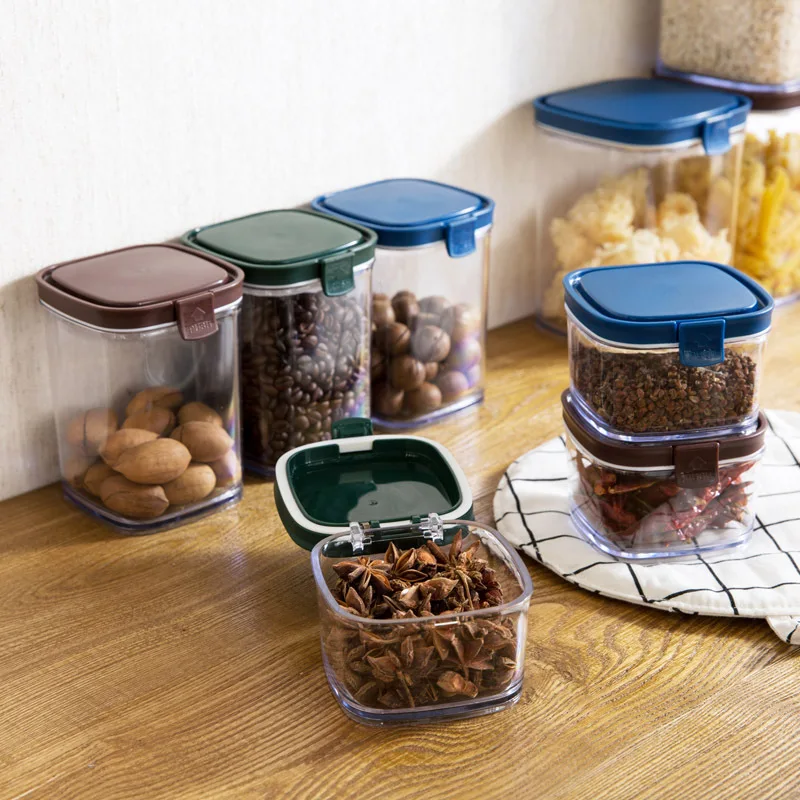 Clamshell Sealed Cans Plastic Transparent Food Milk Powder Storage Container Condiment Storage Box Kitchen Storage Tools
Clamshell Sealed Cans Plastic Transparent Food Milk Powder Storage Container Condiment Storage Box Kitchen Storage Tools