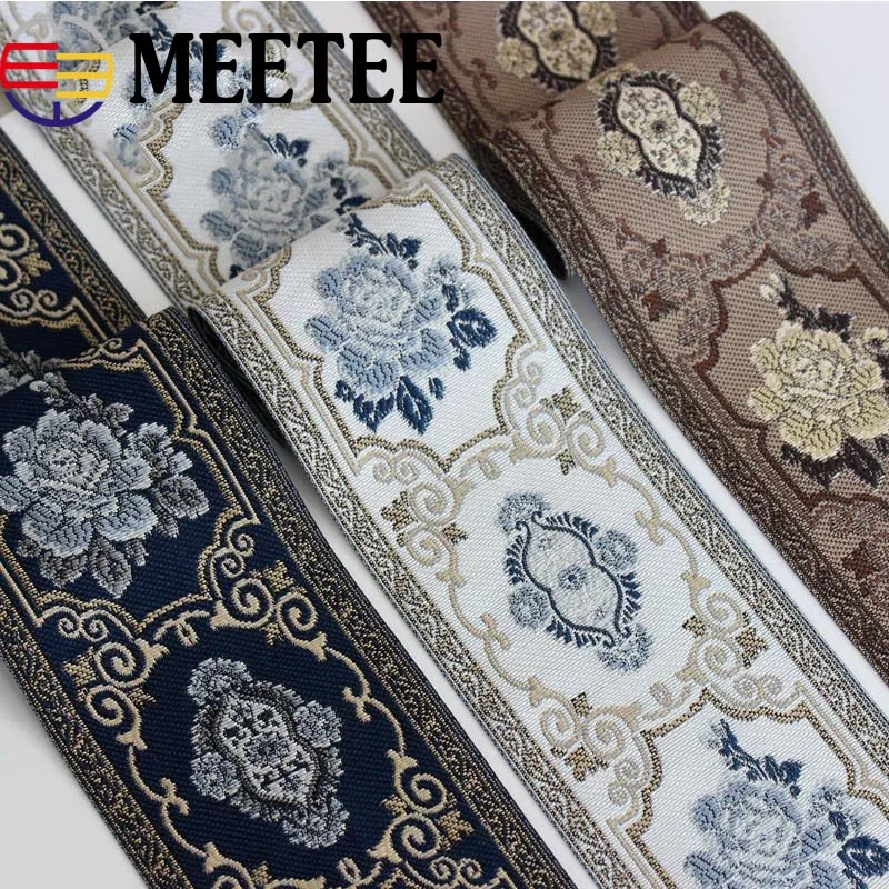 2Yard 9cm Embroidered Jacquard Webbing Tapes Curtain Pillow Decorative Lace Ribbons Trimmings Garment Home Textile Accessories
2Yard 9cm Embroidered Jacquard Webbing Tapes Curtain Pillow Decorative Lace Ribbons Trimmings Garment Home Textile Accessories