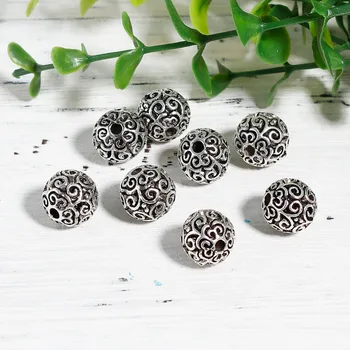 DoreenBeads Zinc Based Alloy silver color Spacer Beads Round Filigree DIY Components About 12mm Dia, Hole: Approx 2.5mm, 5 PCs
DoreenBeads Zinc Based Alloy silver color Spacer Beads Round Filigree DIY Components About 12mm Dia, Hole: Approx 2.5mm, 5 PCs