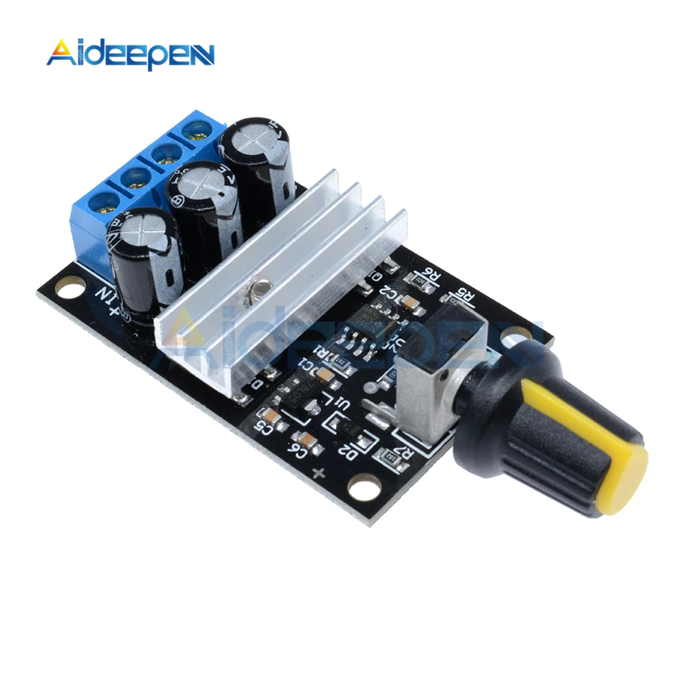 DC 6V 12V 24V 28V 3A 80W PWM Motor Speed Controller Regulator Adjustable Variable Speed Control Switch with Potentiometer Switch
DC 6V 12V 24V 28V 3A 80W PWM Motor Speed Controller Regulator Adjustable Variable Speed Control Switch with Potentiometer Switch